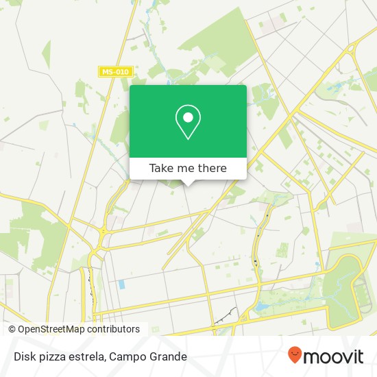 Disk pizza estrela map