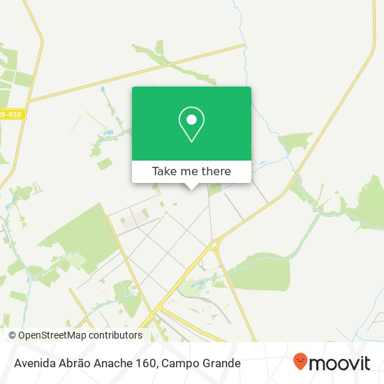 Mapa Avenida Abrão Anache 160