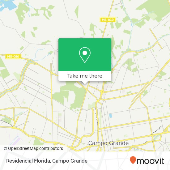 Residencial Florida map