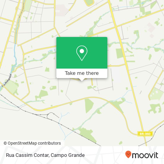 Rua Cassim Contar map