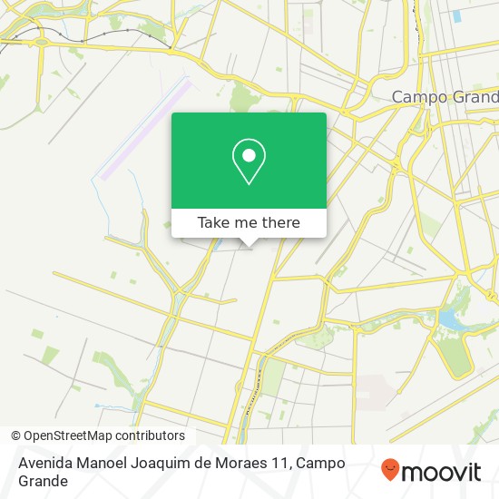 Avenida Manoel Joaquim de Moraes 11 map