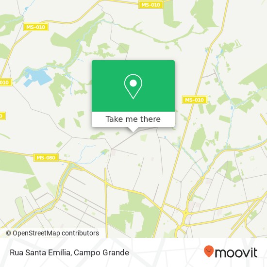 Rua Santa Emília map