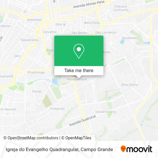 Igreja do Evangelho Quadrangular map