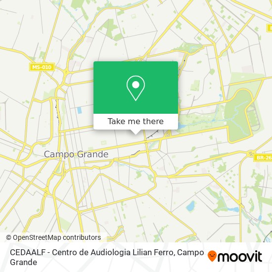 CEDAALF - Centro de Audiologia Lilian Ferro map