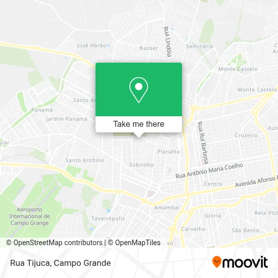 Rua Tijuca map