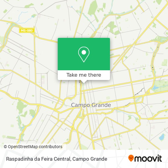 Mapa Raspadinha da Feira Central