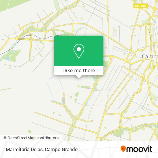 Marmitaria Delas map