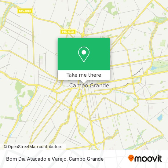 Bom Dia Atacado e Varejo map