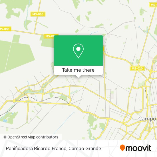 Mapa Panificadora Ricardo Franco