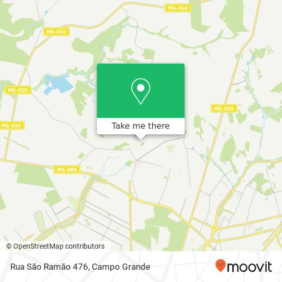 Mapa Rua São Ramão 476