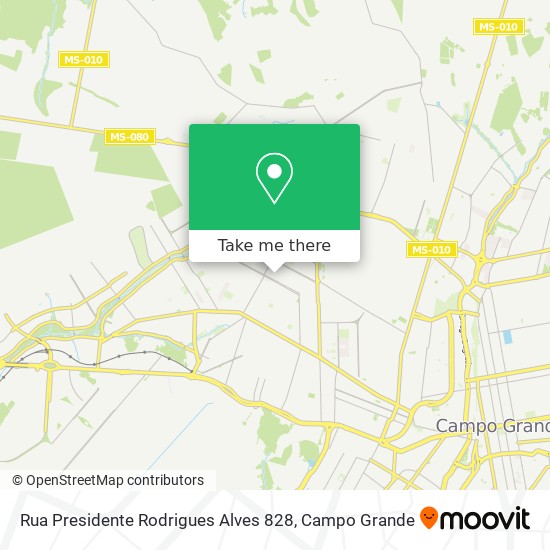 Mapa Rua Presidente Rodrigues Alves 828