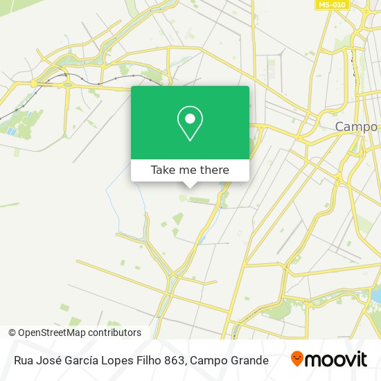 Rua José García Lopes Filho 863 map