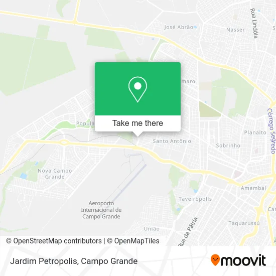 Jardim Petropolis map