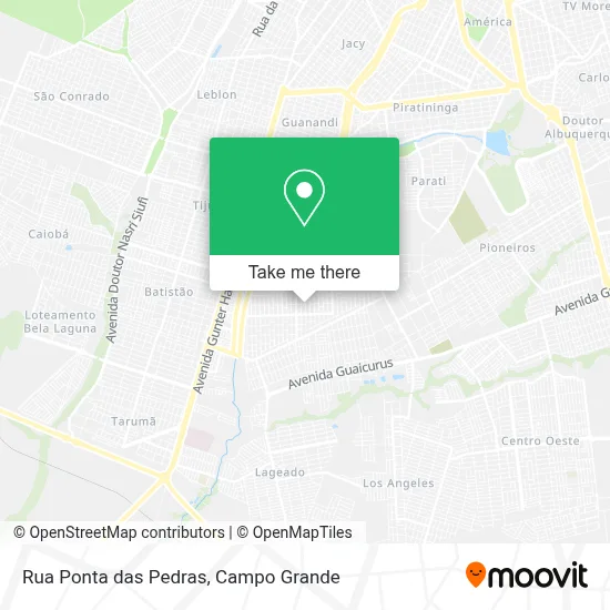 Rua Ponta das Pedras map
