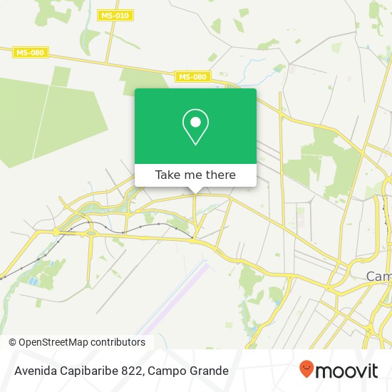 Mapa Avenida Capibaribe 822