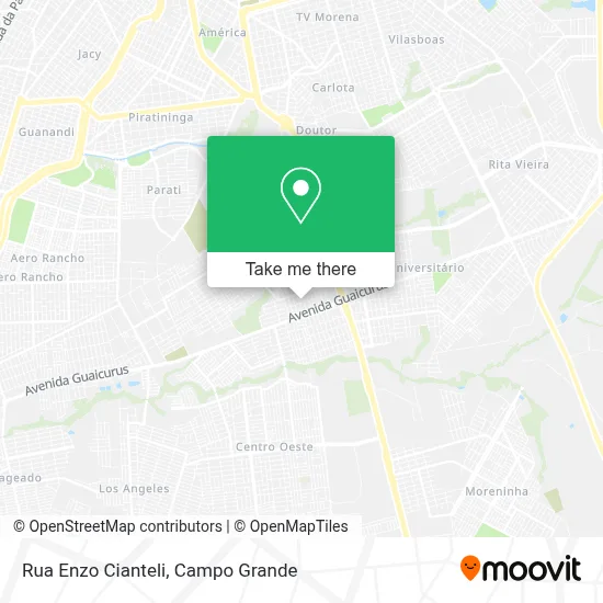 Rua Enzo Cianteli map