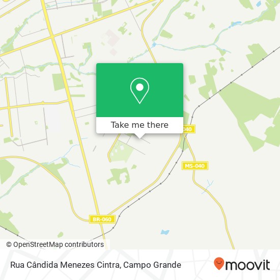 Rua Cândida Menezes Cintra map