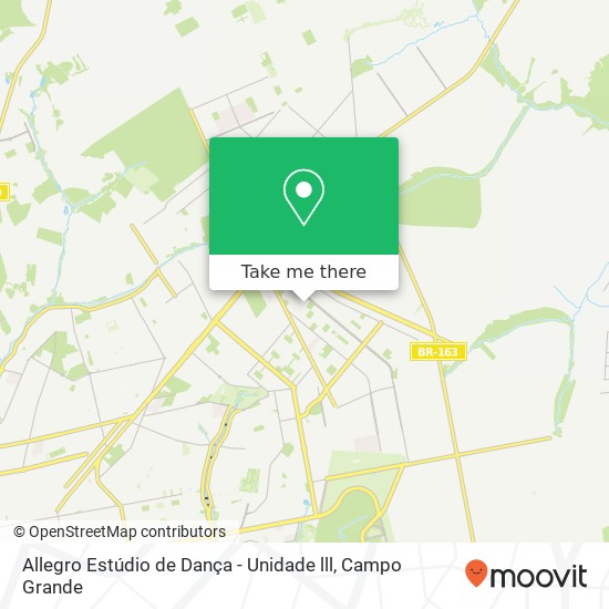 Allegro Estúdio de Dança - Unidade lll map