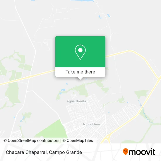 Chacara Chaparral map