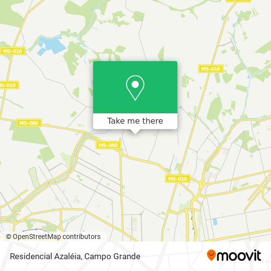 Residencial Azaléia map