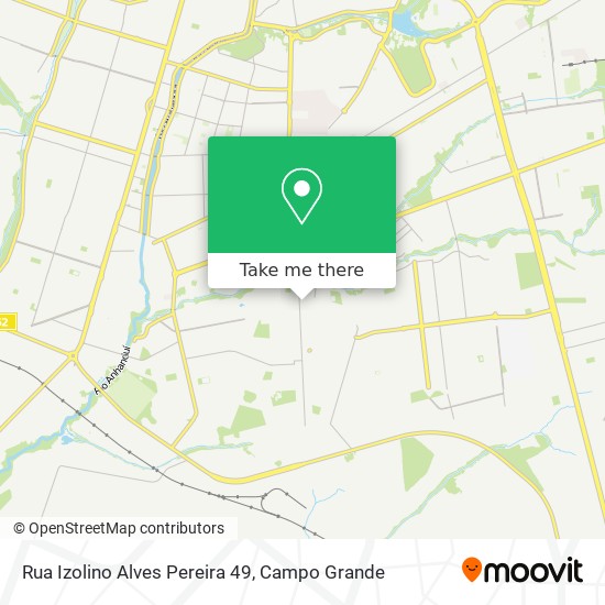 Mapa Rua Izolino Alves Pereira 49