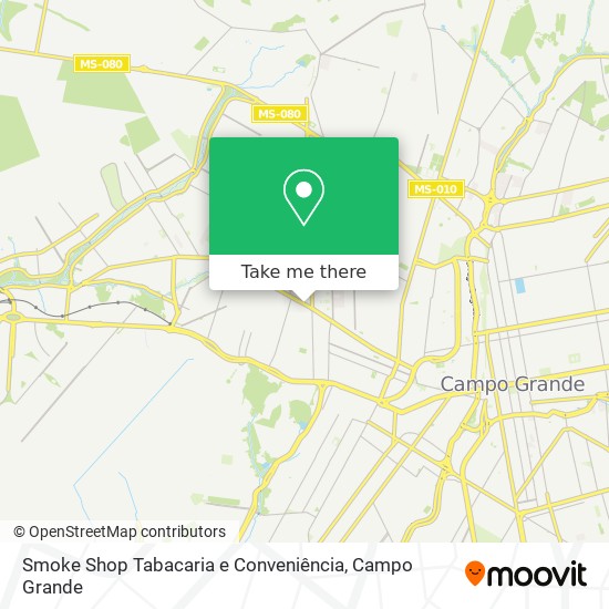Mapa Smoke Shop Tabacaria e Conveniência