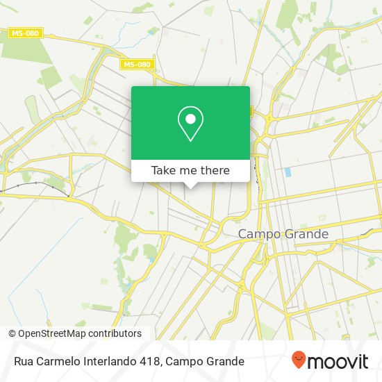 Rua Carmelo Interlando 418 map