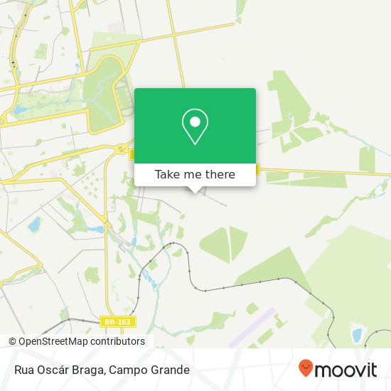 Mapa Rua Oscár Braga