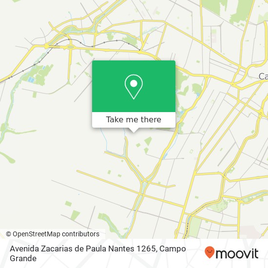 Avenida Zacarias de Paula Nantes 1265 map