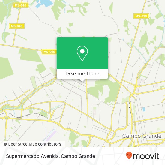 Supermercado Avenida map