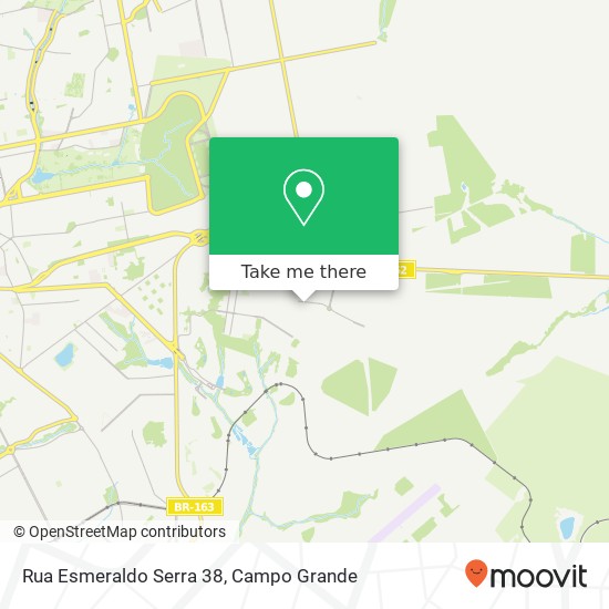 Mapa Rua Esmeraldo Serra 38