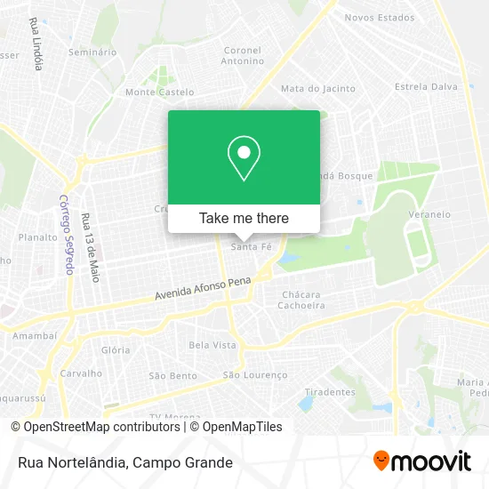 Rua Nortelândia map