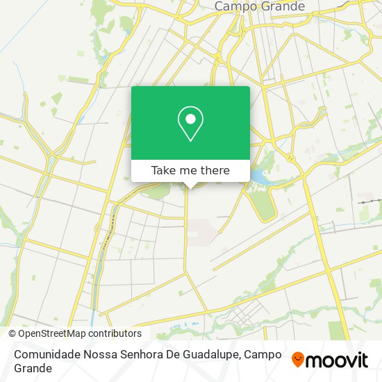 Mapa Comunidade Nossa Senhora De Guadalupe