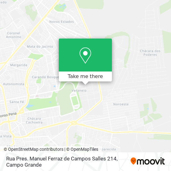Mapa Rua Pres. Manuel Ferraz de Campos Salles 214