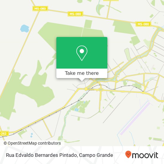 Rua Edvaldo Bernardes Pintado map