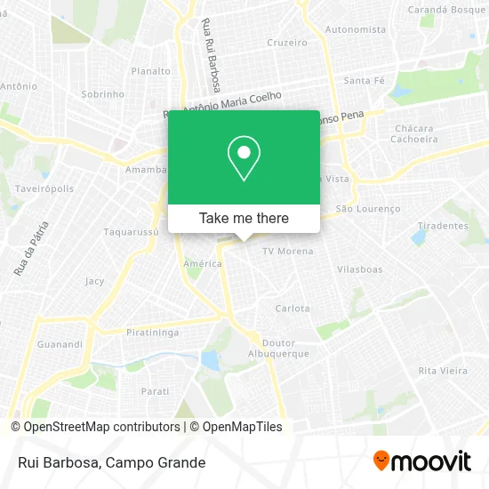Rui Barbosa map