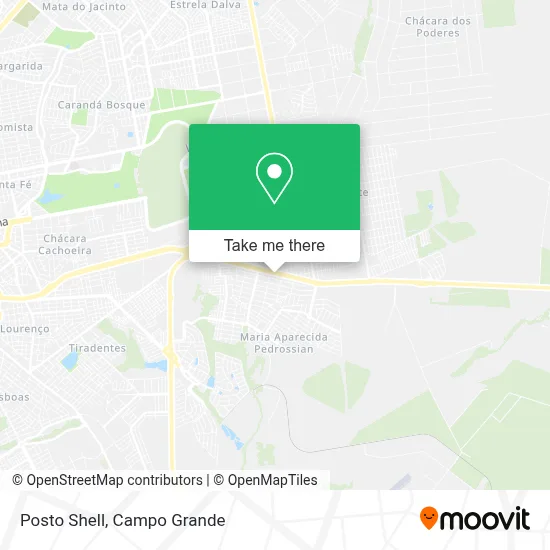 Posto Shell map