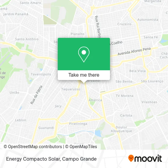 Energy Compacto Solar map