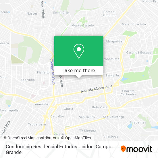 Condominio Residencial Estados Unidos map