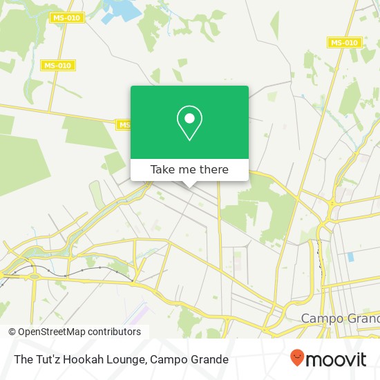 The Tut'z Hookah Lounge map