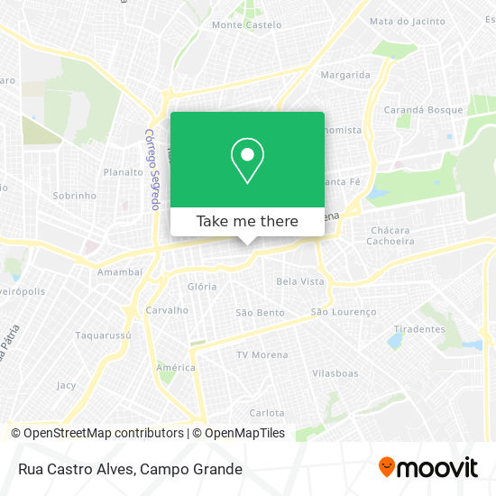 Rua Castro Alves map