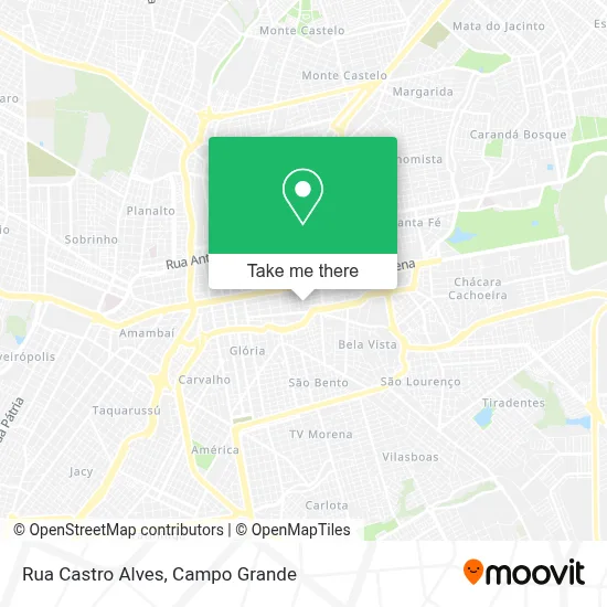 Rua Castro Alves map