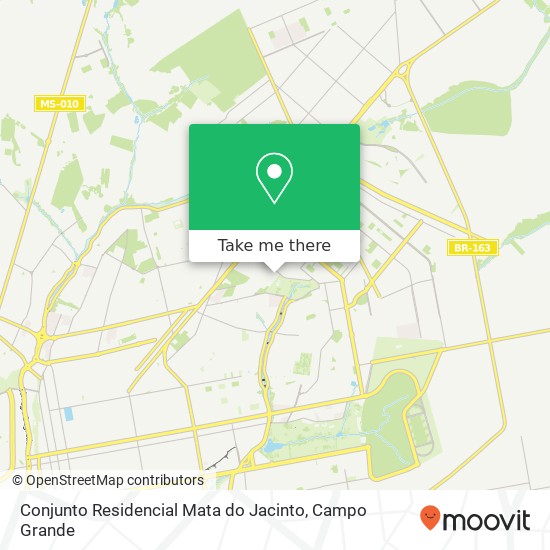 Mapa Conjunto Residencial Mata do Jacinto