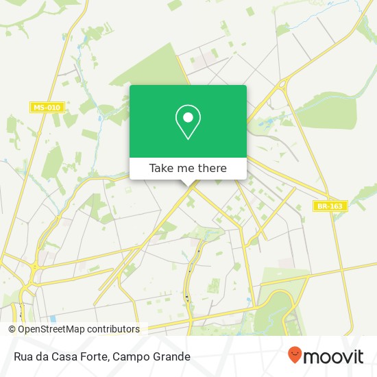 Mapa Rua da Casa Forte