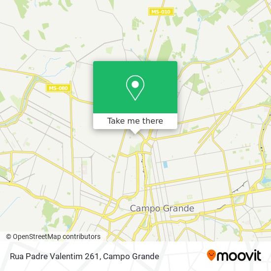 Rua Padre Valentim 261 map