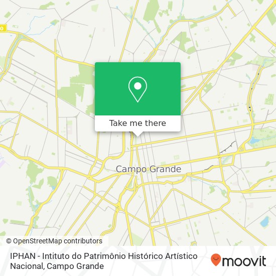 IPHAN - Intituto do Patrimônio Histórico Artístico Nacional map