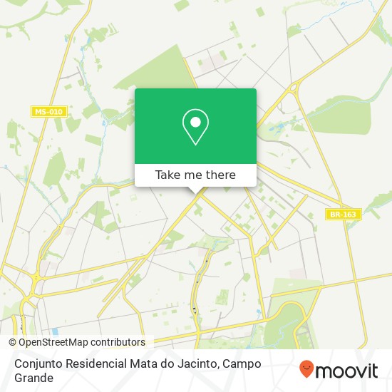 Mapa Conjunto Residencial Mata do Jacinto