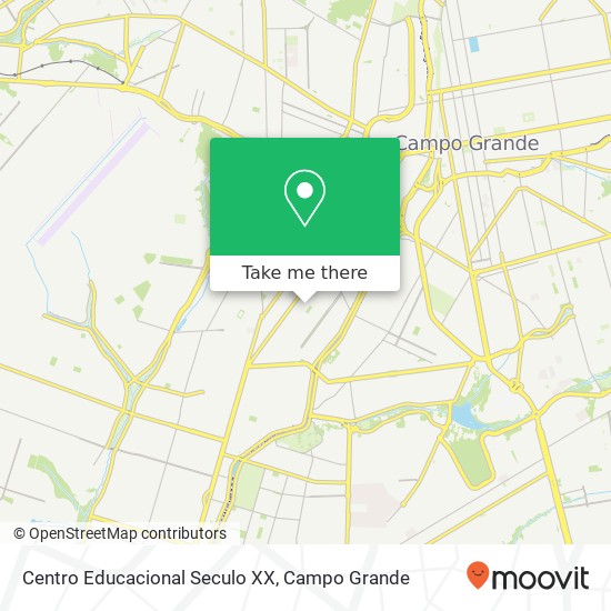 Centro Educacional Seculo XX map