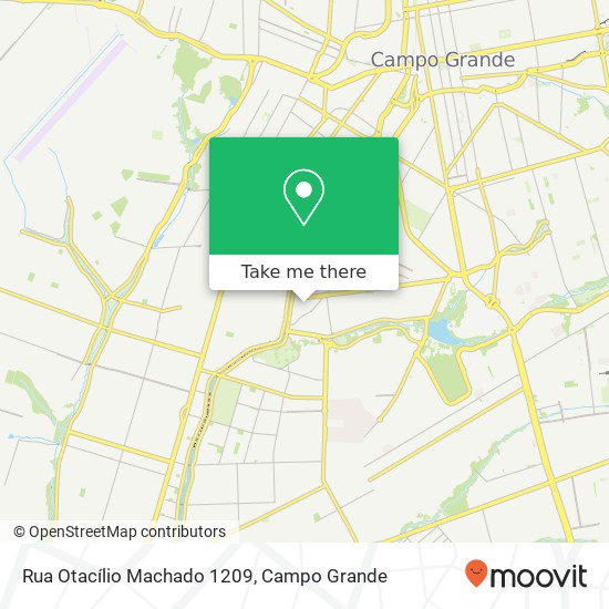 Mapa Rua Otacílio Machado 1209
