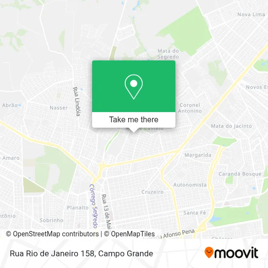 Rua Rio de Janeiro 158 map